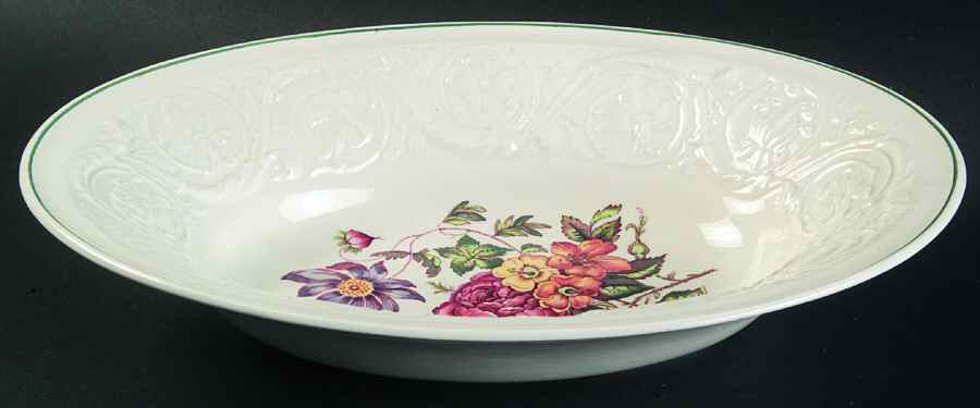 Bognor 10" Oval Vegetable Bowl by Wedgwood-1