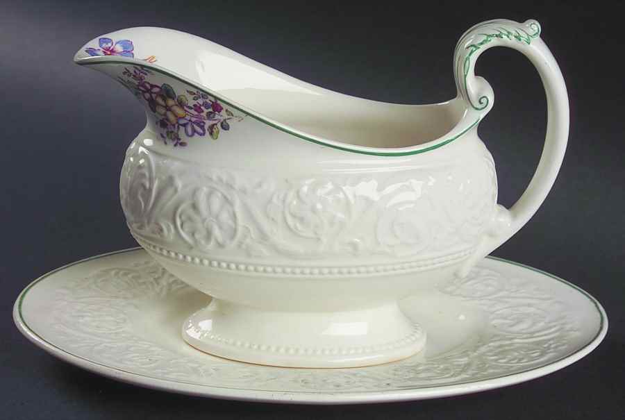 Bognor Gravy Boat & Underplate by Wedgwood-1