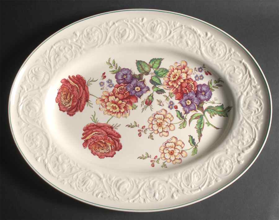 Bognor 16" Oval Serving Platter by Wedgwood-1