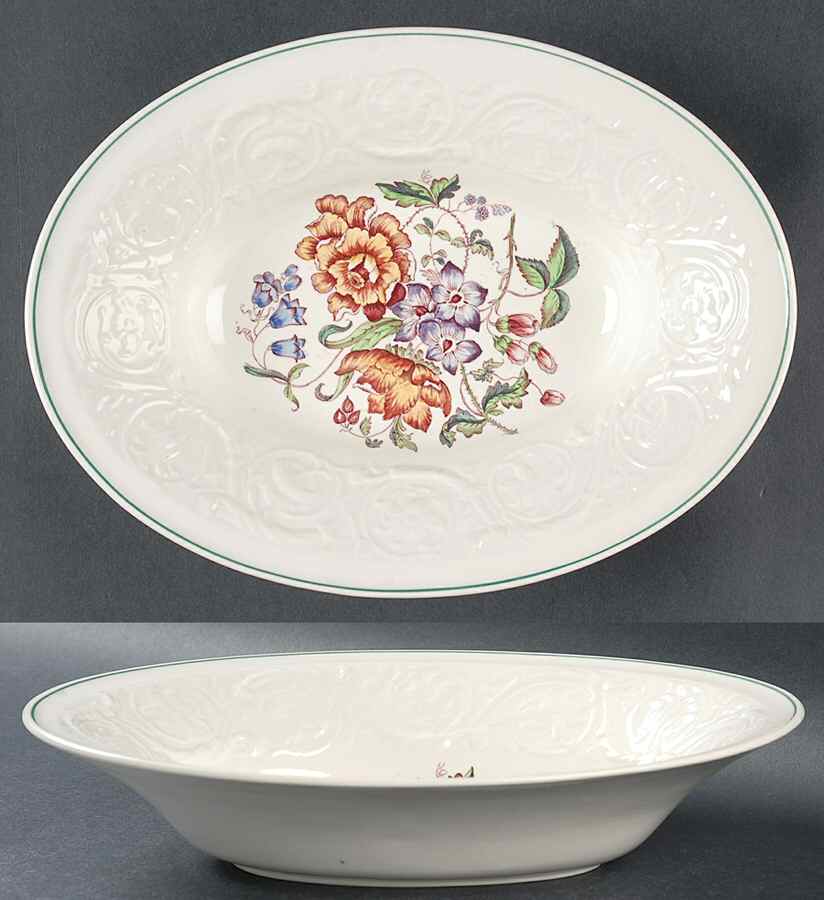 Bognor 10" Oval Vegetable Bowl by Wedgwood-1