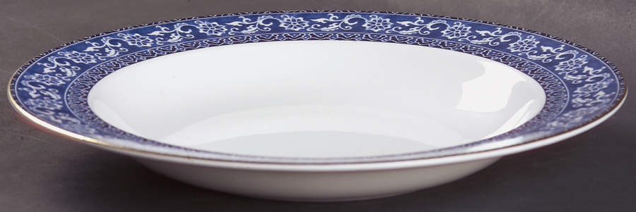 Bokhara (Newer, 1996) Large Rim Soup Bowl by Wedgwood-1