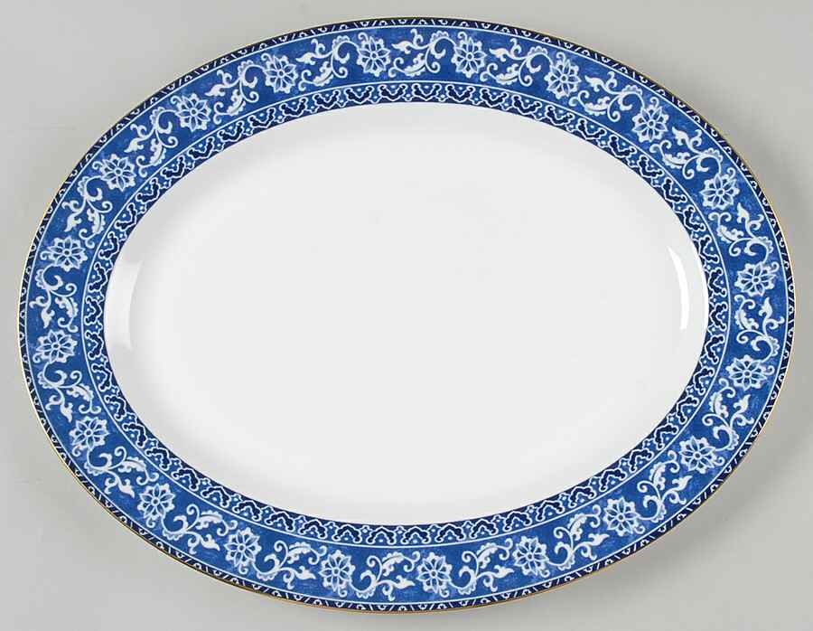 Bokhara (Newer, 1996) 15" Oval Serving Platter by Wedgwood-1