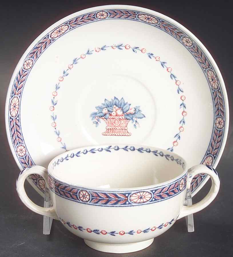 Boston Footed Bouillon Cup & Saucer by Wedgwood-1