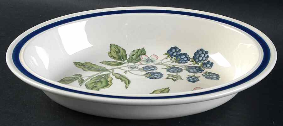 Bramble Multicolor (Oven To Table) 9" Oval Vegetable Bowl by Wedgwood-1
