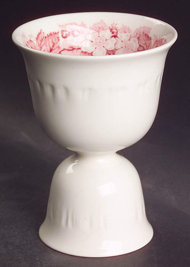 Bramble Pink (Shell Edge) Double Egg Cup by Wedgwood-1
