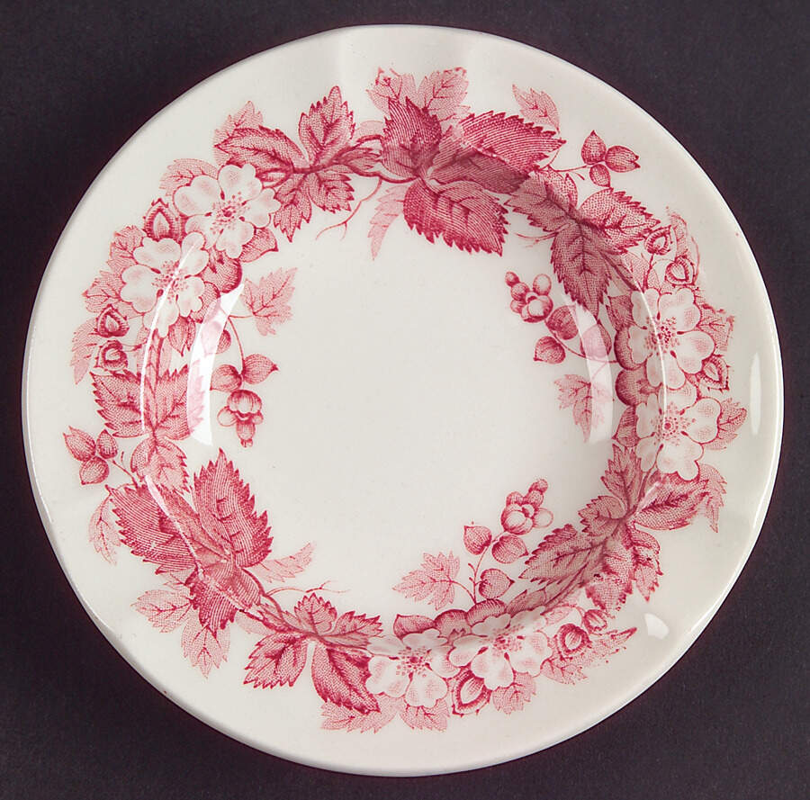 Bramble Pink (Shell Edge) Small Ashtray by Wedgwood-1