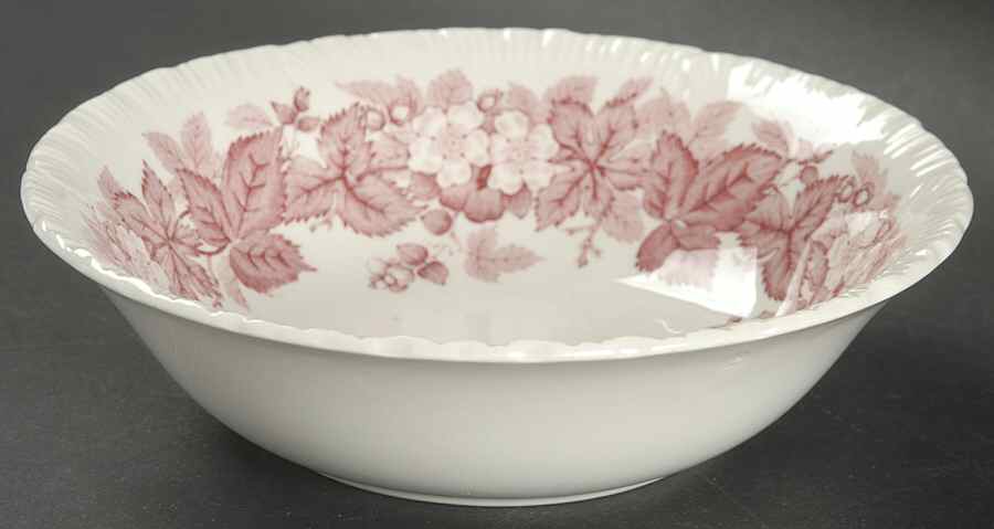 Bramble Pink (Shell Edge) Coupe Cereal Bowl by Wedgwood-1