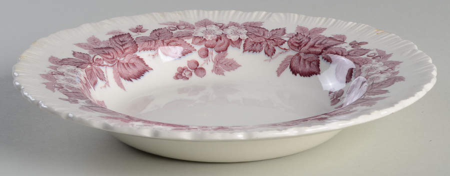 Bramble Purple Rim Soup Bowl by Wedgwood-1