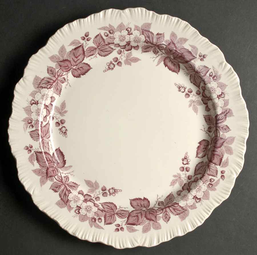 Bramble Purple 13" Chop Plate (Round Platter) by Wedgwood-1