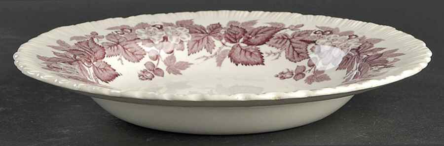 Bramble Purple Large Rim Soup Bowl by Wedgwood-1