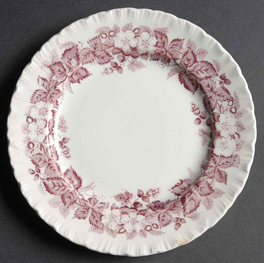 Bramble Purple Bread & Butter Plate by Wedgwood-1