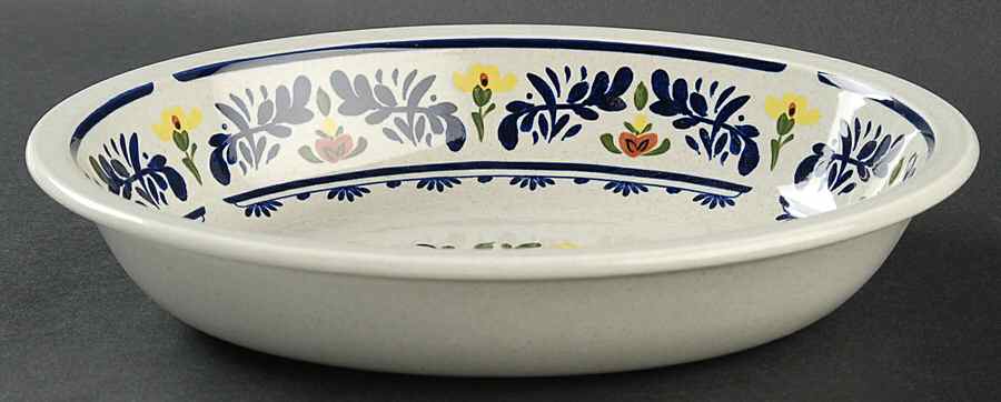 Breton 9" Oval Vegetable Bowl by Wedgwood-1