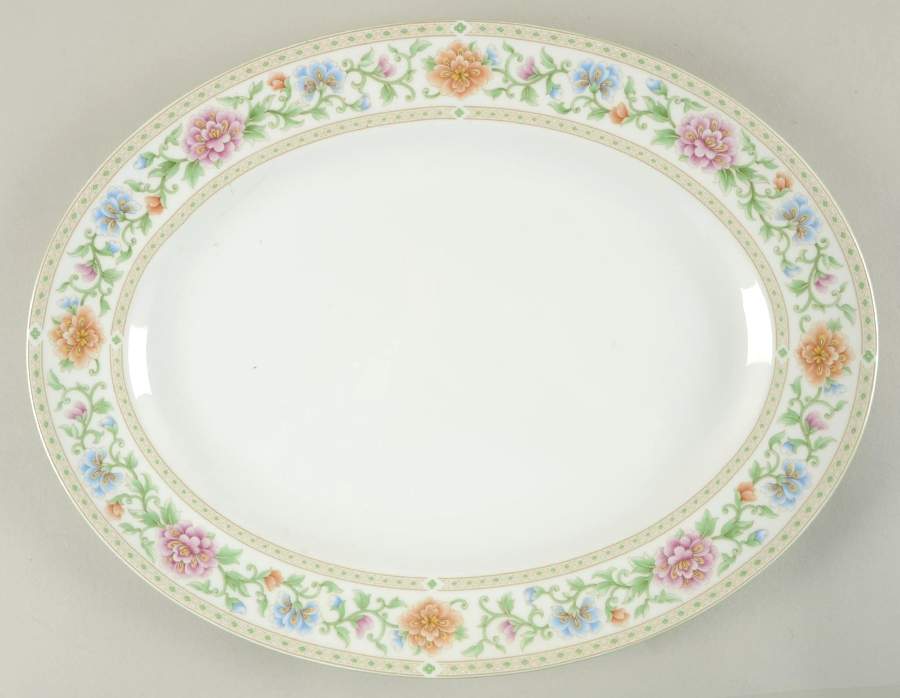 Brocade 15" Oval Serving Platter by Wedgwood-1