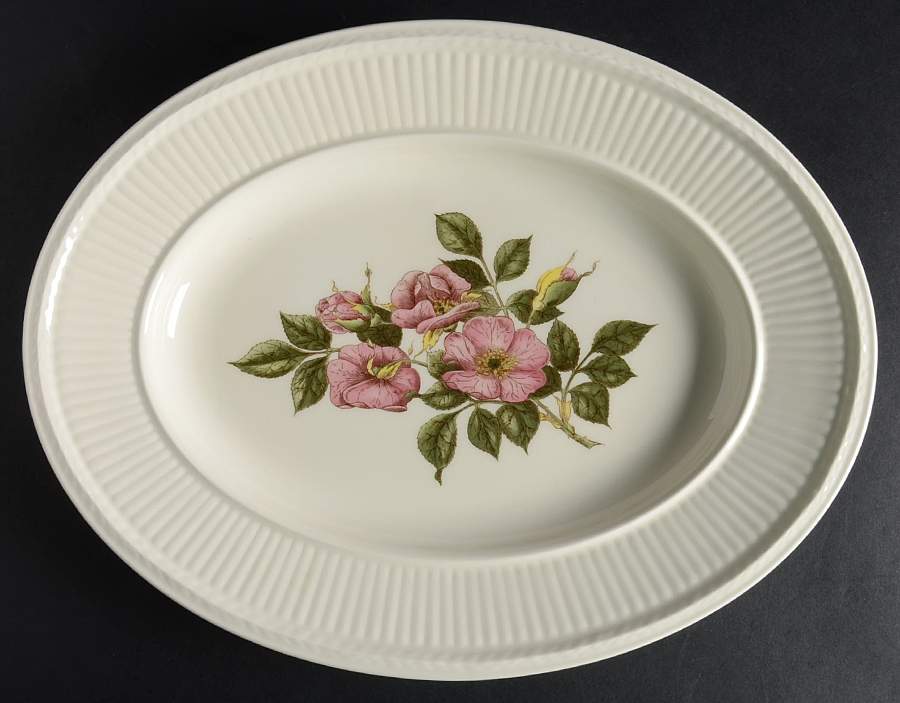 Briar Rose 14" Oval Serving Platter by Wedgwood-1