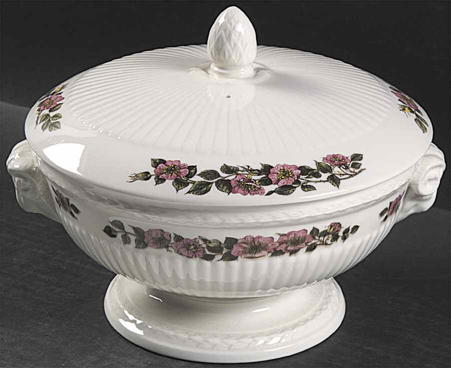 Briar Rose Round Covered Vegetable by Wedgwood-1
