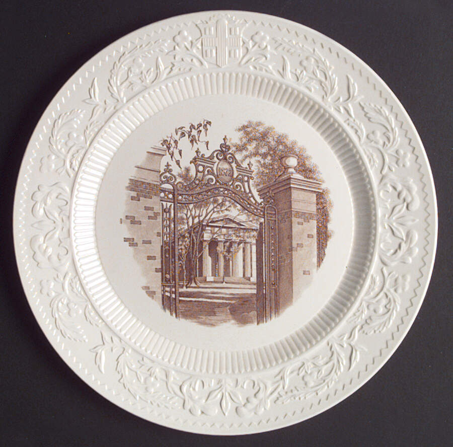 Brown University Brown Dinner Plate by Wedgwood-1