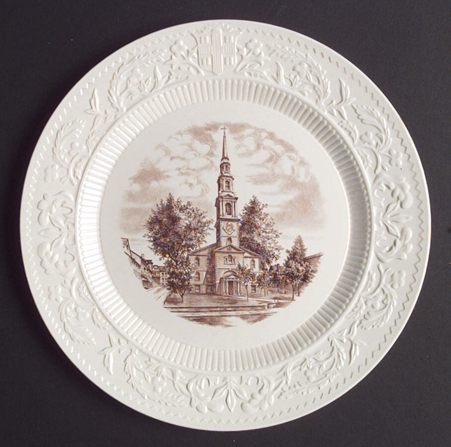 Brown University Brown Dinner Plate by Wedgwood-1