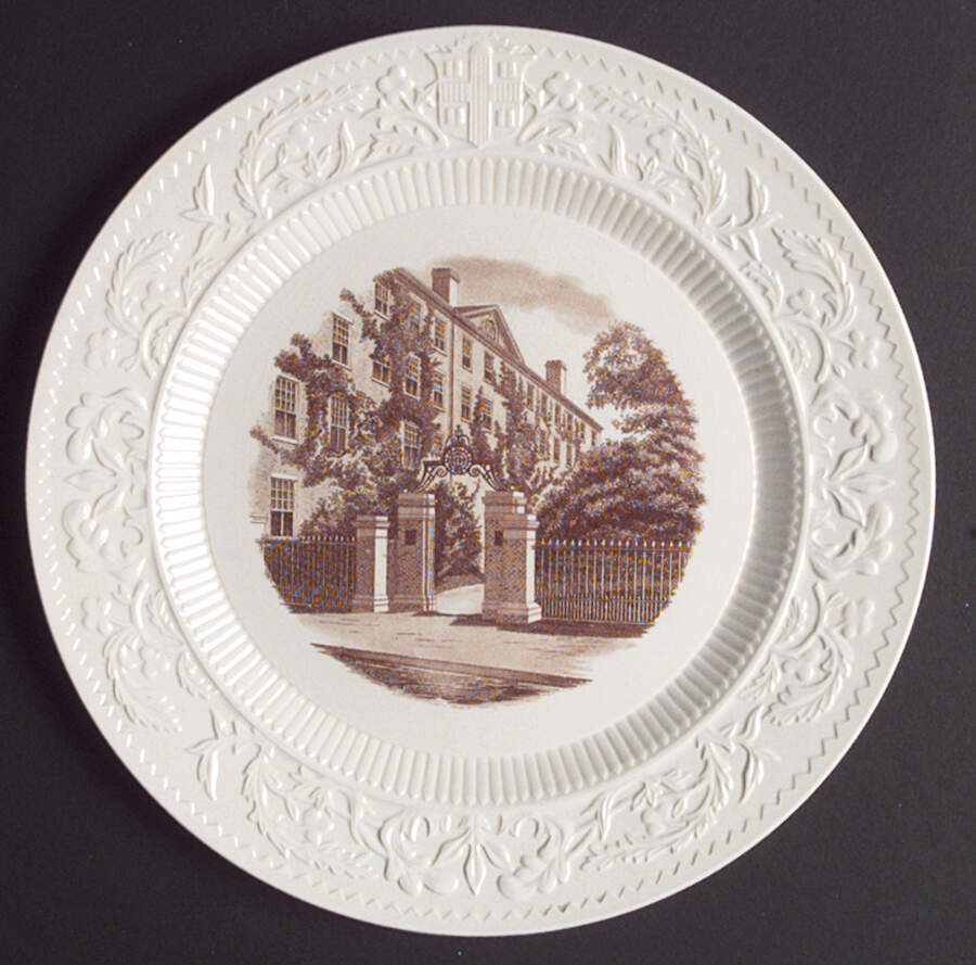 Brown University Brown Dinner Plate by Wedgwood-1