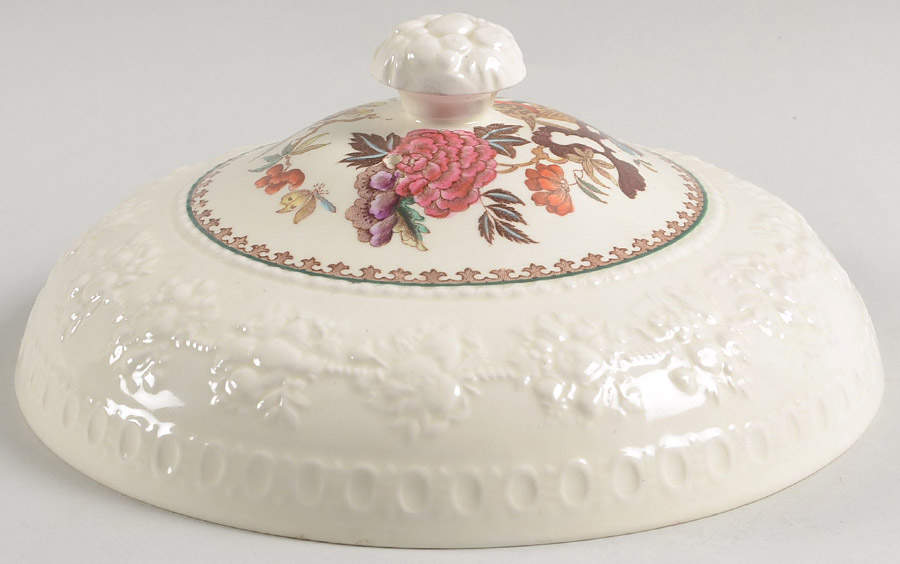 Bullfinch Wellesely Multicolor Lid for Round Vegetable by Wedgwood-1