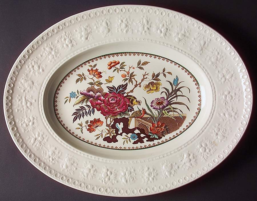 Bullfinch Wellesely Multicolor 16" Oval Serving Platter by Wedgwood-1