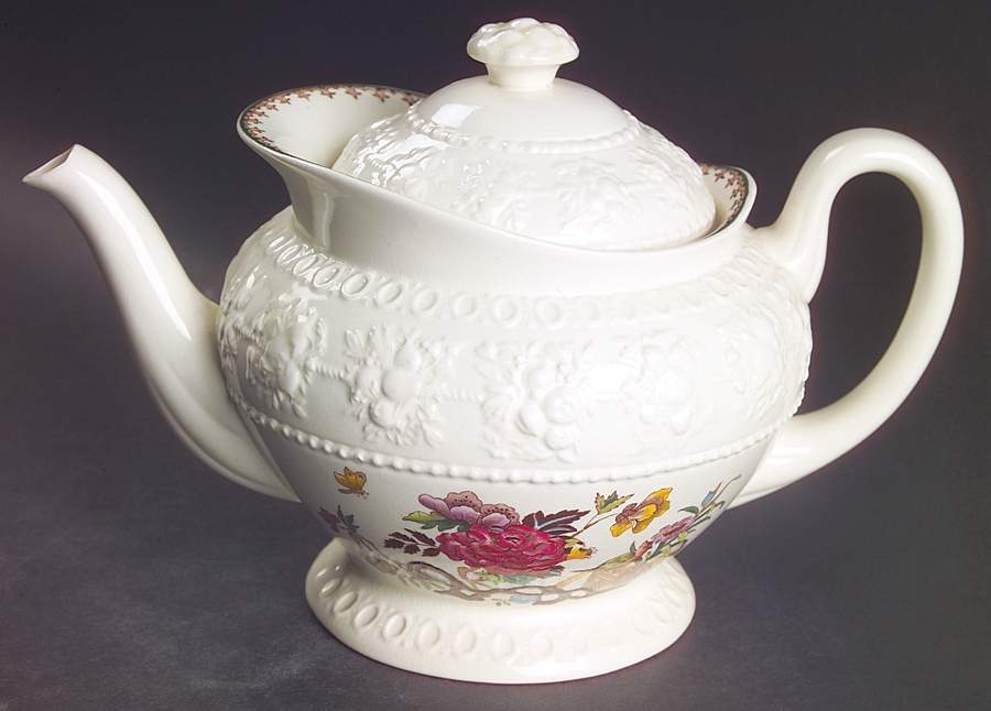 Bullfinch Wellesely Multicolor Teapot & Lid by Wedgwood-1