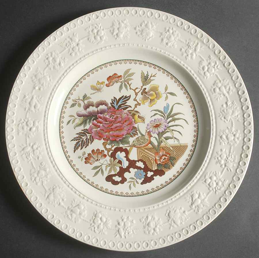 Bullfinch Wellesely Multicolor 13" Chop Plate (Round Platter) by Wedgwood-1