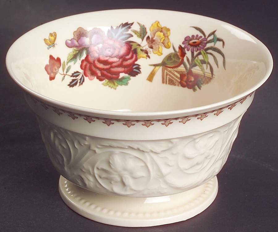 Bullfinch Wellesely Multicolor Cranberry Bowl by Wedgwood-1