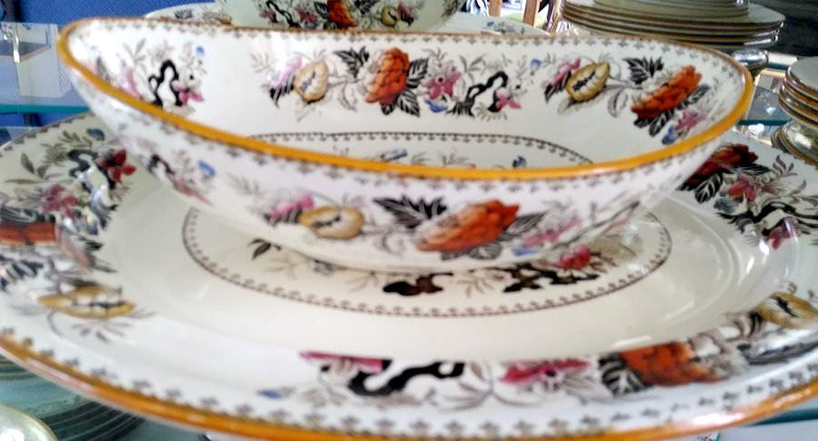 Bullfinch Brown Multicolor (Brown Trim) 11" Oval Vegetable Bowl by Wedgwood-1
