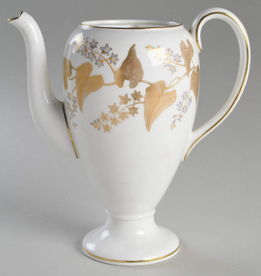 Buxton Gold Coffee Pot No Lid by Wedgwood-1