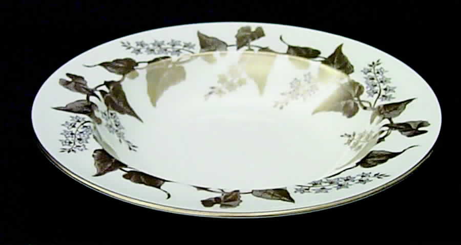 Buxton Gold Rim Soup Bowl by Wedgwood-1