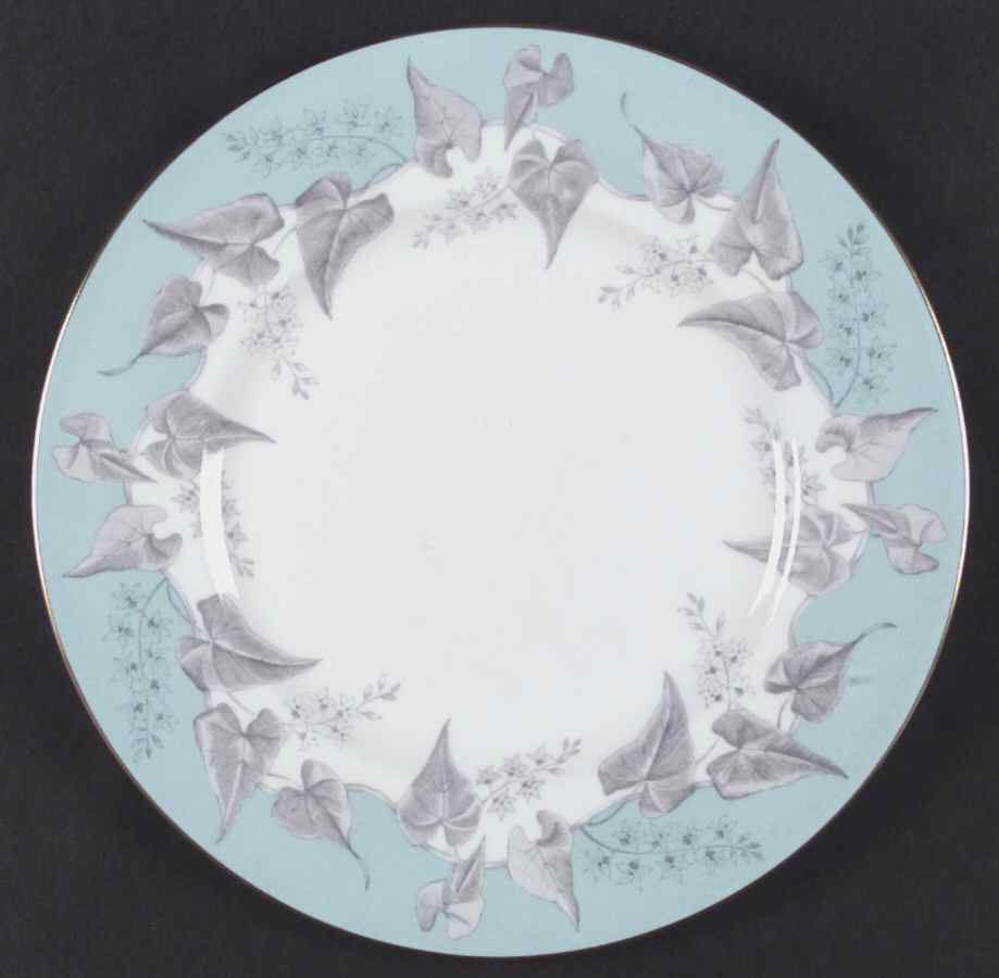 Buxton Turquoise (Gold Trim) Dinner Plate by Wedgwood-1