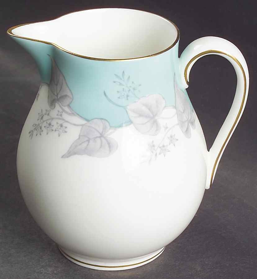 Buxton Turquoise (Gold Trim) Creamer by Wedgwood-1