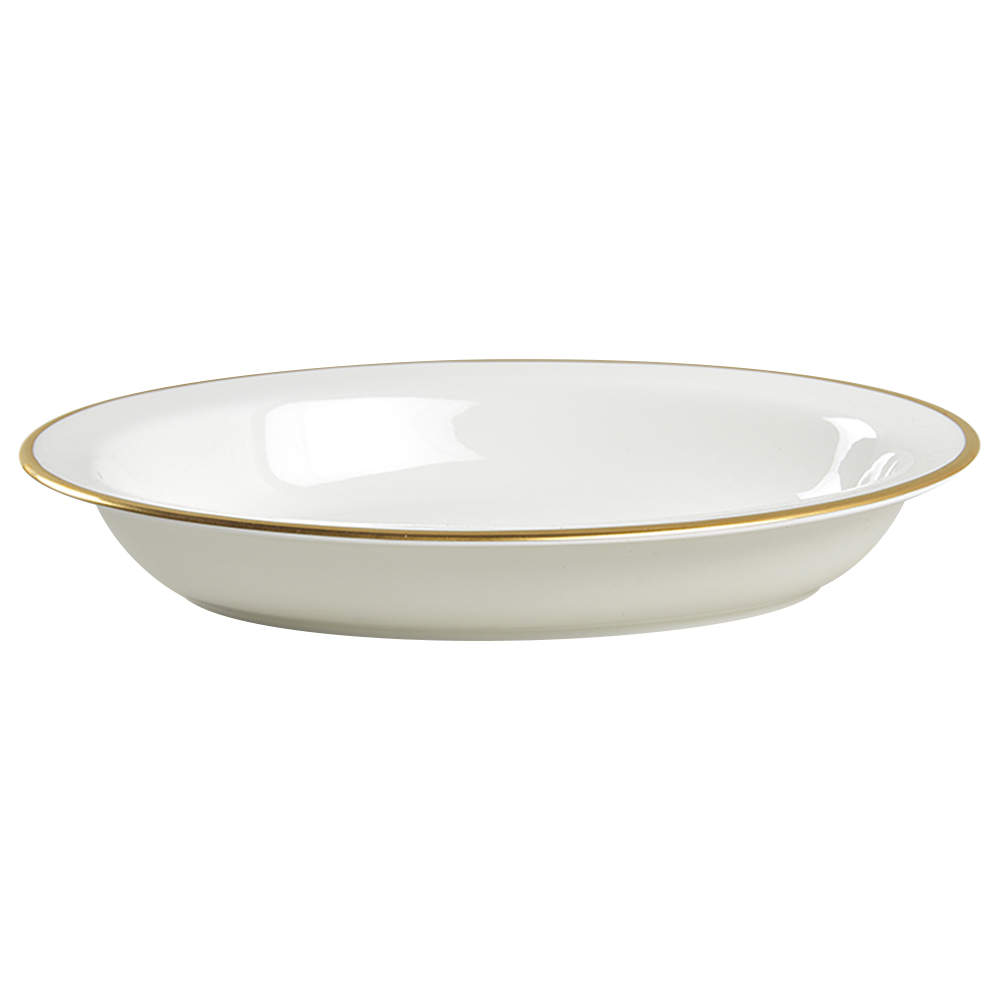 California (Bone) 10" Oval Vegetable Bowl by Wedgwood-1