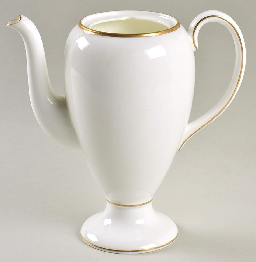 California (Bone) Coffee Pot No Lid by Wedgwood-1