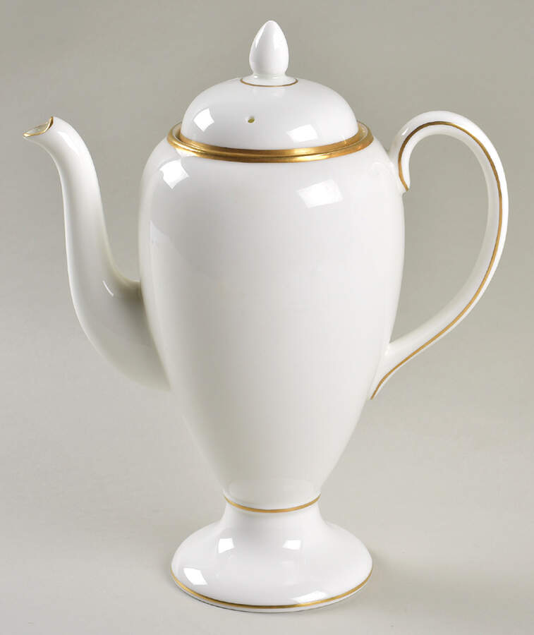 California (Bone) Coffee Pot & Lid by Wedgwood-1
