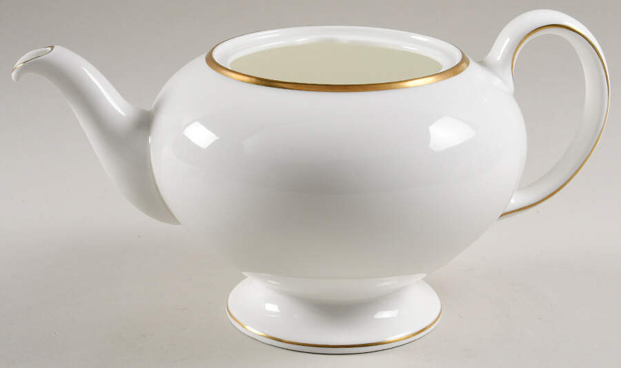 California (Bone) Teapot No Lid by Wedgwood-1