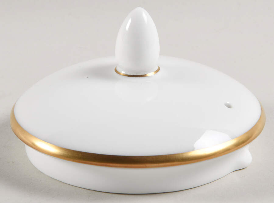 California (Bone) Lid for Teapot by Wedgwood-1
