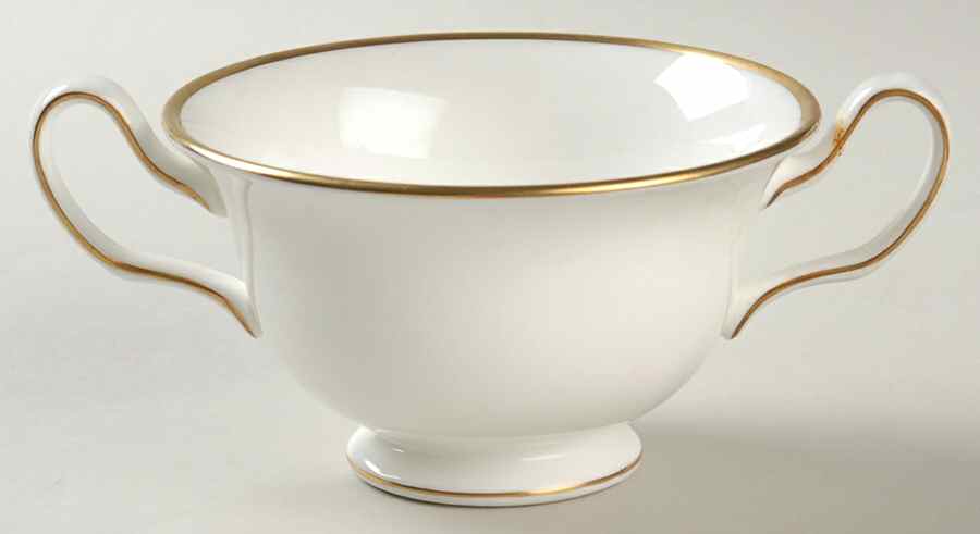 California (Bone) Footed Cream Soup Bowl by Wedgwood-1