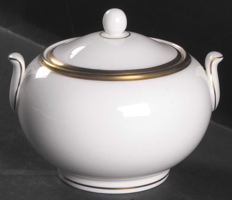 California (Bone) 146 Shape Sugar Bowl & Lid by Wedgwood-1