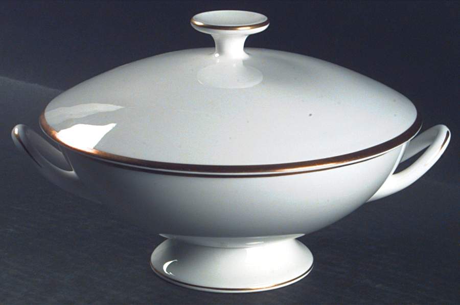 California (Bone) Round Covered Vegetable by Wedgwood-1