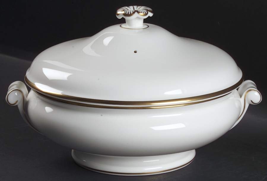 California (Bone) Round Covered Vegetable by Wedgwood-1