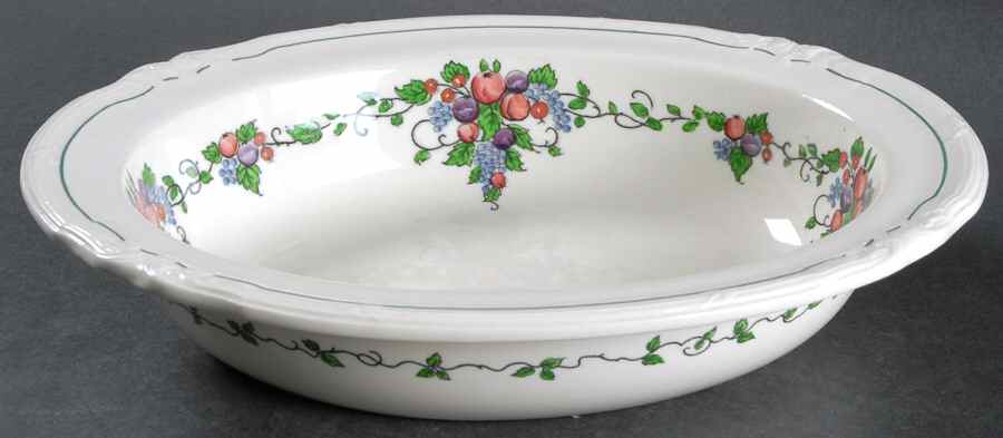 California (Earthenware) 10" Oval Vegetable Bowl by Wedgwood-1