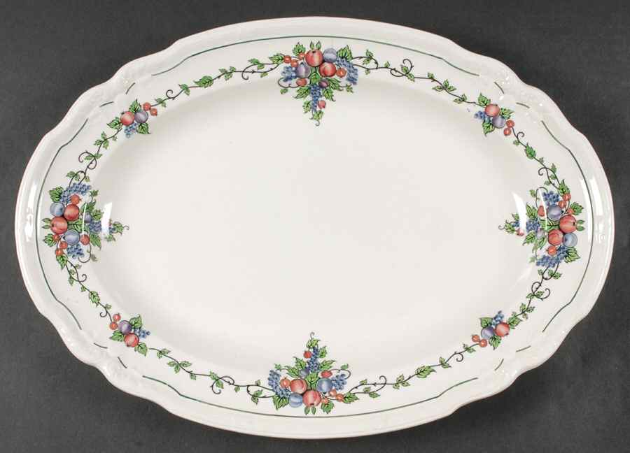 California (Earthenware) 15" Oval Serving Platter by Wedgwood-1