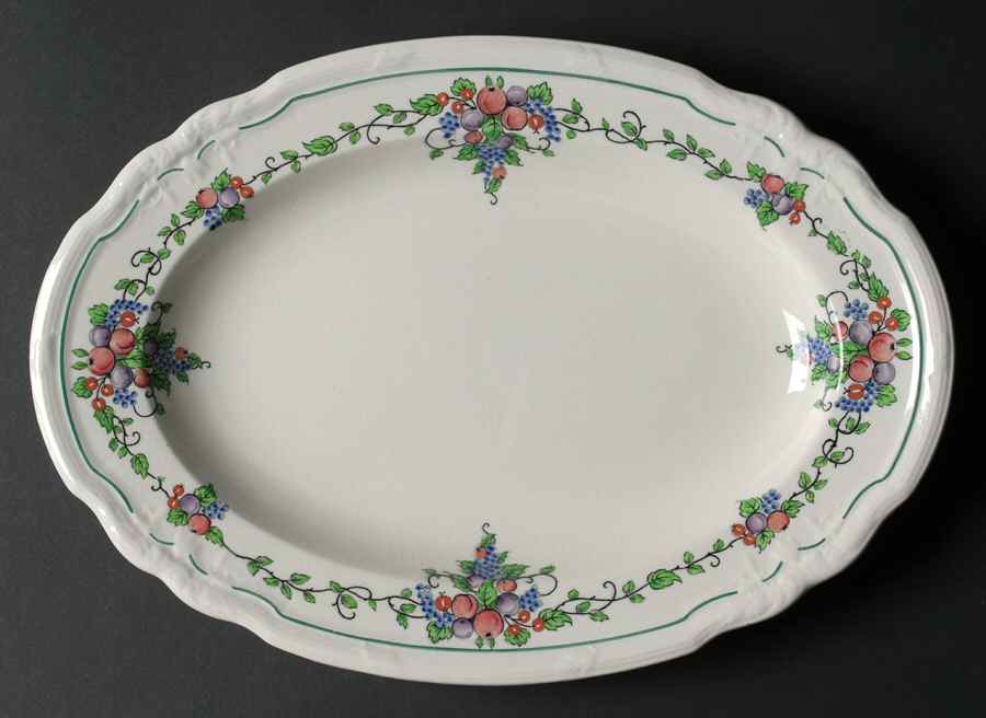 California (Earthenware) 12" Oval Serving Platter by Wedgwood-1