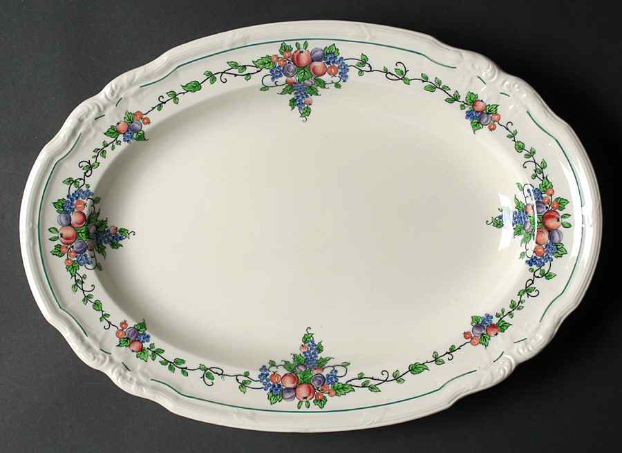 California (Earthenware) 13" Oval Serving Platter by Wedgwood-1