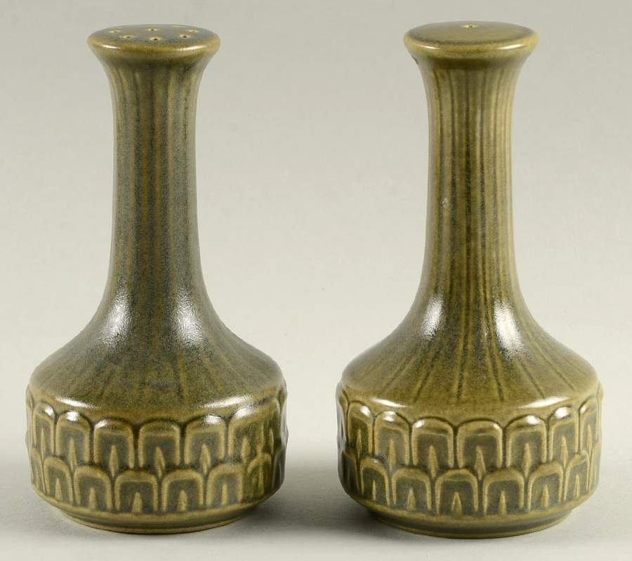 Cambrian Green Salt & Pepper Set by Wedgwood-1