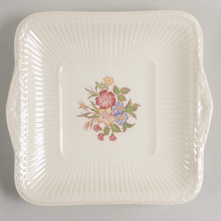 Cavalier Meadow Square Handled Cake Plate by Wedgwood-1