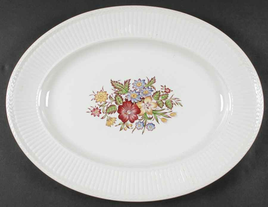 Cavalier Meadow 16" Oval Serving Platter by Wedgwood-1