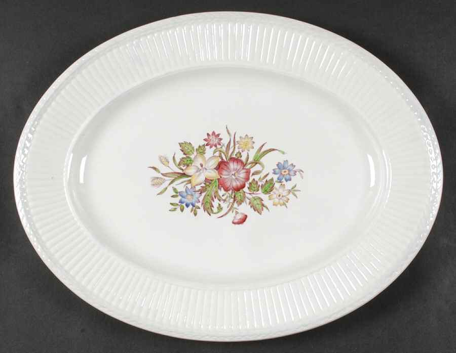 Cavalier Meadow 14" Oval Serving Platter by Wedgwood-1