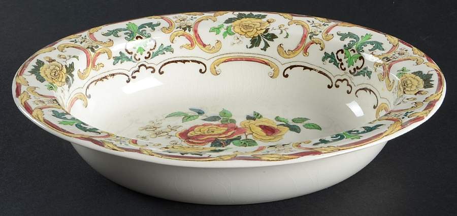 Camelia 9" Oval Vegetable Bowl by Wedgwood-1